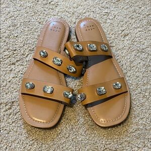 A new day sandals. Never worn